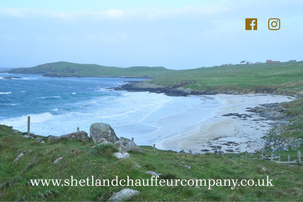 Meal Beach in Burra, Shetland