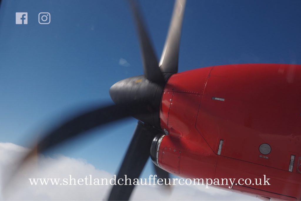 Sumburgh Airport private minivan transfers in Shetland